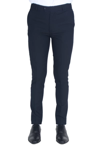 Cengiz İnler Düz Kumaş Erkek Slim Fit Pantolon - 7