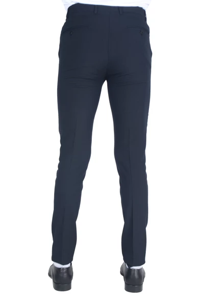 Cengiz İnler Düz Kumaş Erkek Slim Fit Pantolon - 10