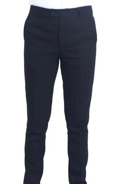 Cengiz İnler Düz Kumaş Erkek Slim Fit Pantolon - 2