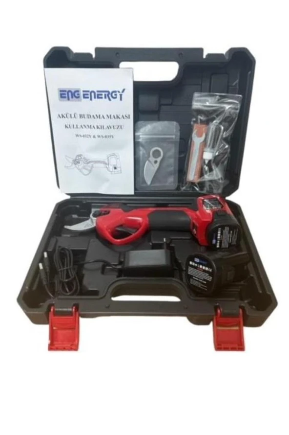 Energy WS 032Y-3 Akülü Budama Makası 3 Bataryalı - 4