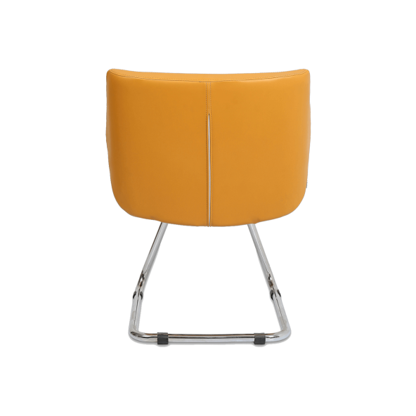 Hunt Mobilya Avor Sarı Deri Ofis Bekleme Koltuğu - 4