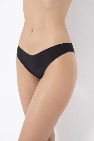 3 lü Paket Nbb Bayan Lazer Kesim V Shape Brazillian Külot 328 - 1