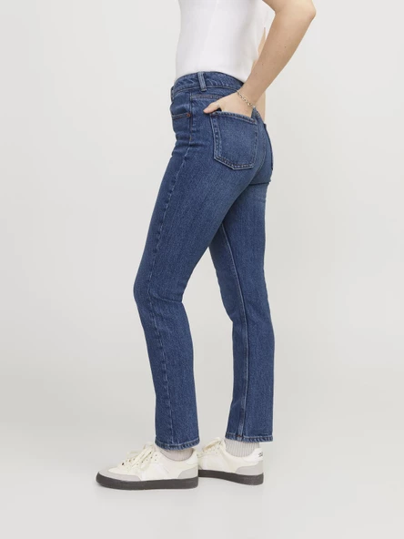 JJXX Yüksek Bel Mom Fit Kadın Pantolon 12203837 - Resim 2