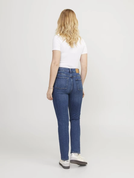 JJXX Yüksek Bel Mom Fit Kadın Pantolon 12203837 - Resim 3
