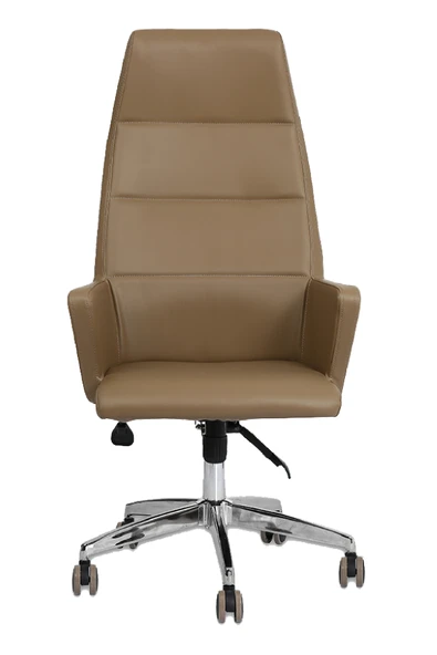 Hunt Mobilya Vaga Kahverengi Deri Ofis Makam Koltuğu