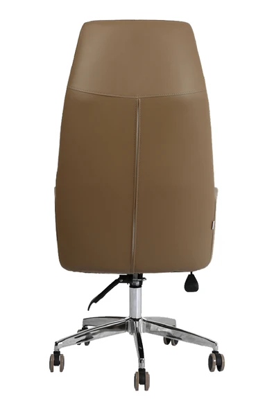 Hunt Mobilya Vaga Kahverengi Deri Ofis Makam Koltuğu - 4