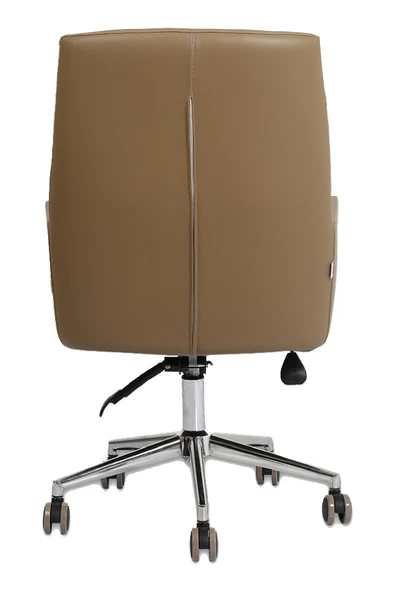 Hunt Mobilya Vaga Kahverengi Deri Ofis Çalışma Koltuğu - 4