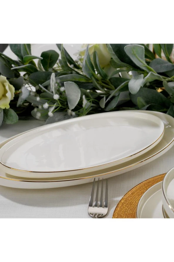 Schafer Luna Yemek Takımı 56 Parça Gold - Resim 6