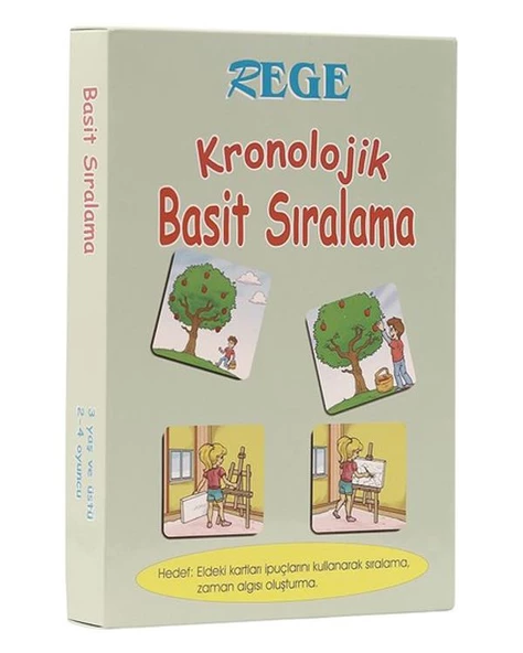 Kronolojik Basit Sıralama Kartları Rege