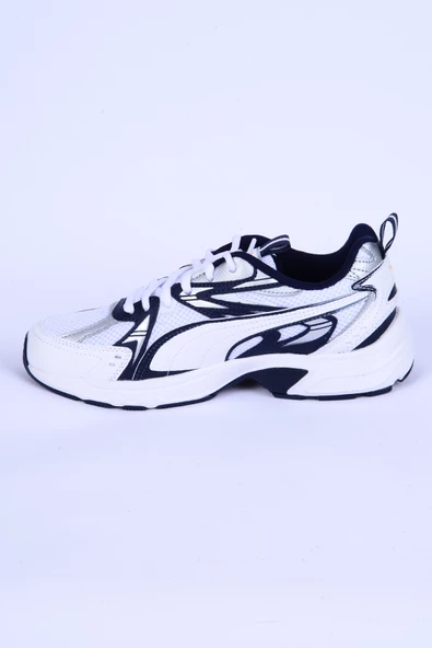 Puma 392322-05 Milenio Tech Fileli Rahat Taban Esnek Beyaz Günlük Unisex Spor Ayakkabı - 3