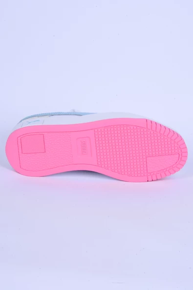 Puma 389390-21 Carina Street Deri Ortopedik Taban Kadın Günlük Beyaz-Turkuaz Spor Ayakkabı - 4