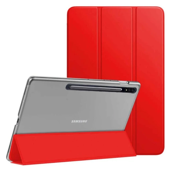 Samsung Galaxy Tab S6 T860 T865 T867 Kılıf PU Deri Smart Standlı Case - 10