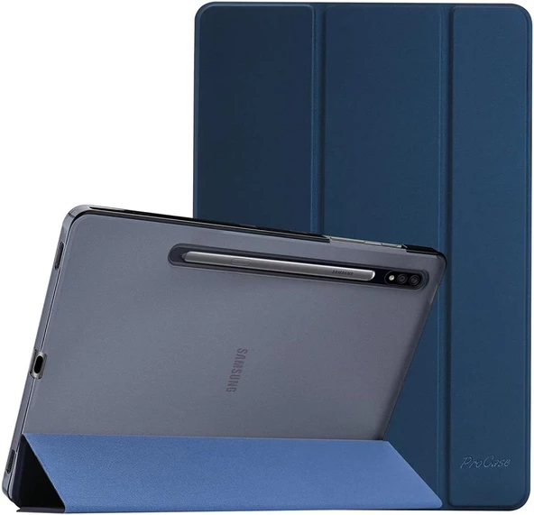 Samsung Galaxy Tab S6 T860 T865 T867 Kılıf PU Deri Smart Standlı Case - 2