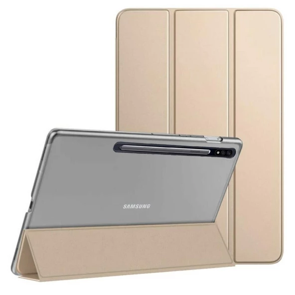 Samsung Galaxy Tab S6 T860 T865 T867 Kılıf PU Deri Smart Standlı Case - 9