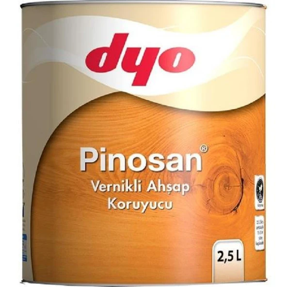 Dyo Pinosan Vernikli Ahşap Kor. 2,5 Lt K. Açık Meşe