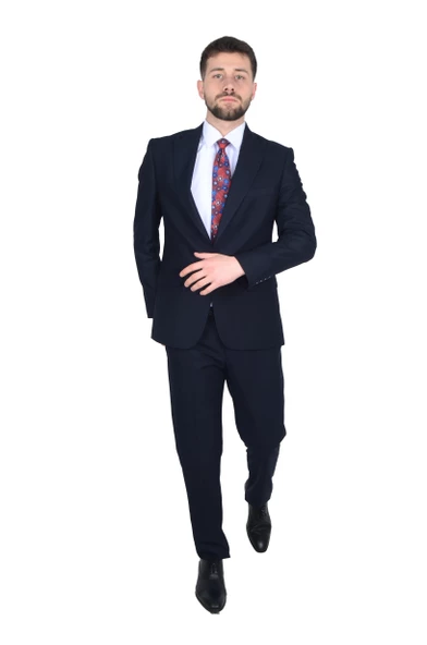 Cengiz İnler Kırlangıç Yaka Erkek Takım Elbise - 8