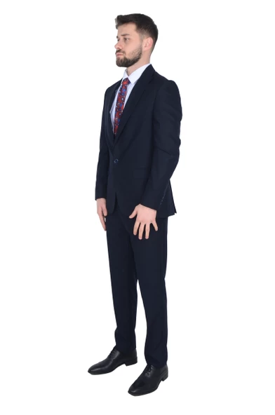 Cengiz İnler Kırlangıç Yaka Erkek Takım Elbise - 3