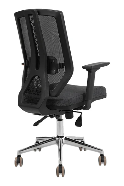 Hunt Mobilya Hanga Gri Fileli Ofis Çalışma Koltuğu - 3