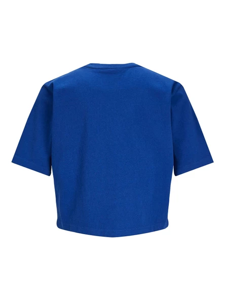 JJXX Jack Jones Bayan Bisiklet Yaka Baskılı Kadın Tişört 12200326 - 7