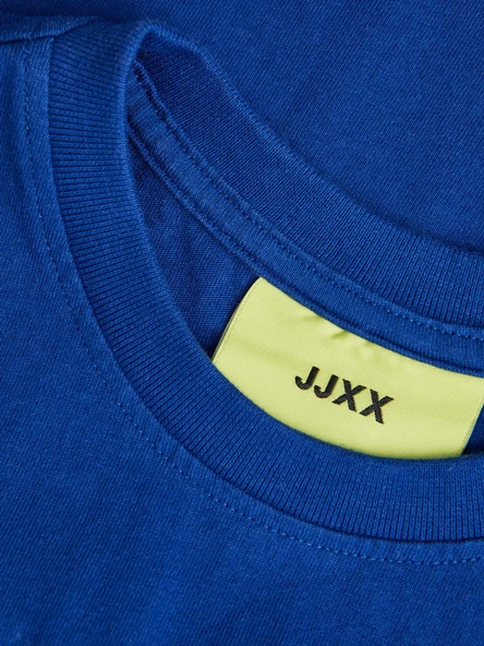 JJXX Jack Jones Bayan Bisiklet Yaka Baskılı Kadın Tişört 12200326 - 8