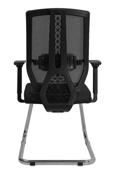 Hunt Mobilya Hanga Gri Fileli Ofis Bekleme Koltuğu - 3