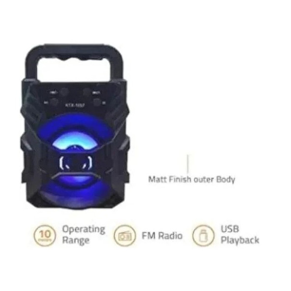 KTS-1057 Kablosuz Bluetooth Hoparlör RGB - 3
