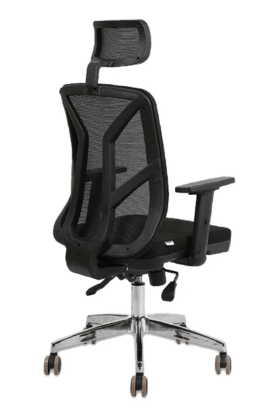 Hunt Mobilya Jeda Siyah Fileli Ofis Makam Koltuğu - 3