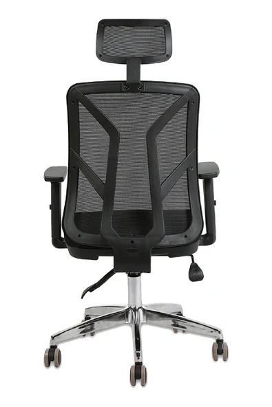 Hunt Mobilya Jeda Siyah Fileli Ofis Makam Koltuğu - 4