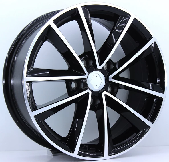 R1 Wheels 16 inç 5*114.3 ET35 Parlak Siyah Jant Takımı (J-1769)