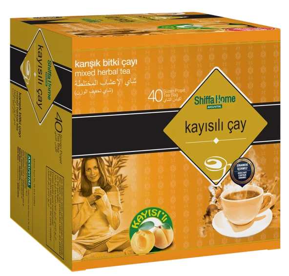 Fitoform Kayısılı Bitki Çayı 40 Poşet Kayısılı Fito Form Çay - 1