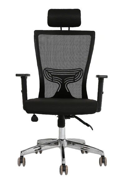 Hunt Mobilya Tutku Siyah Fileli Ofis Makam Koltuğu