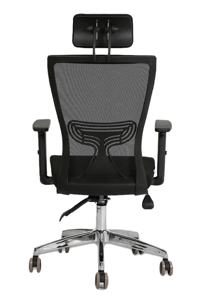 Hunt Mobilya Tutku Siyah Fileli Ofis Makam Koltuğu - 5