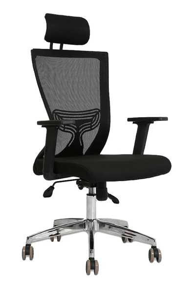 Hunt Mobilya Tutku Siyah Fileli Ofis Makam Koltuğu - 2