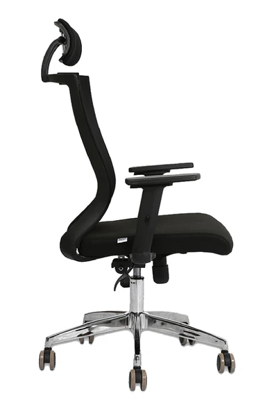 Hunt Mobilya Tutku Siyah Fileli Ofis Makam Koltuğu - 3