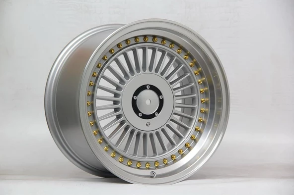 R1 Wheels 16 inç 4*100-108 ET15 Gri-Krom Jant Takımı (J-2081)