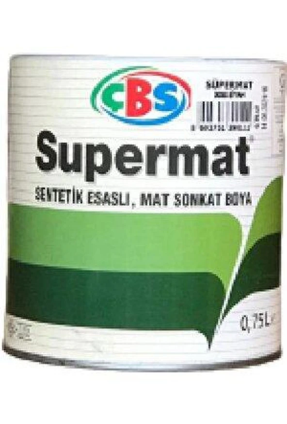 Çbs Supermat 2,5 Lt Beyaz