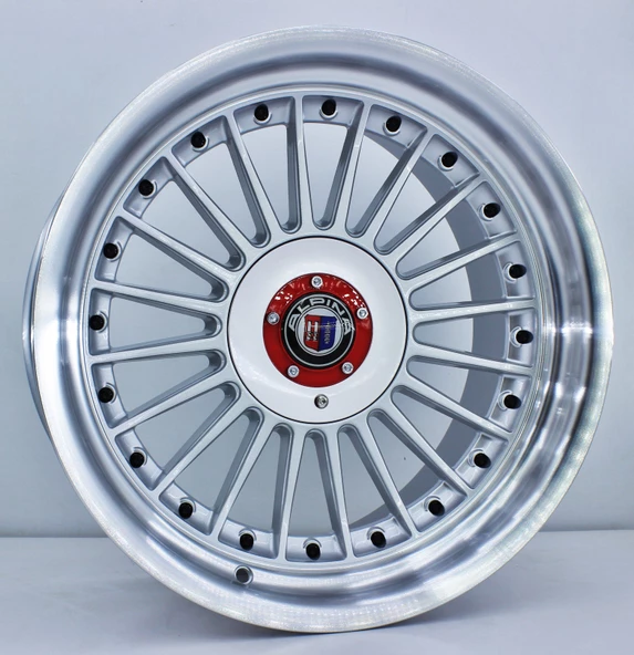 R1 Wheels 17 inç 4*100/5*100 ET20 Metalik Gri Jant Takımı (J-2095)