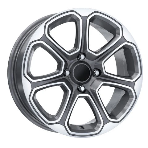 R1 Wheels 16 inç 5*108 ET40 Füme Jant Takımı (J-2257)