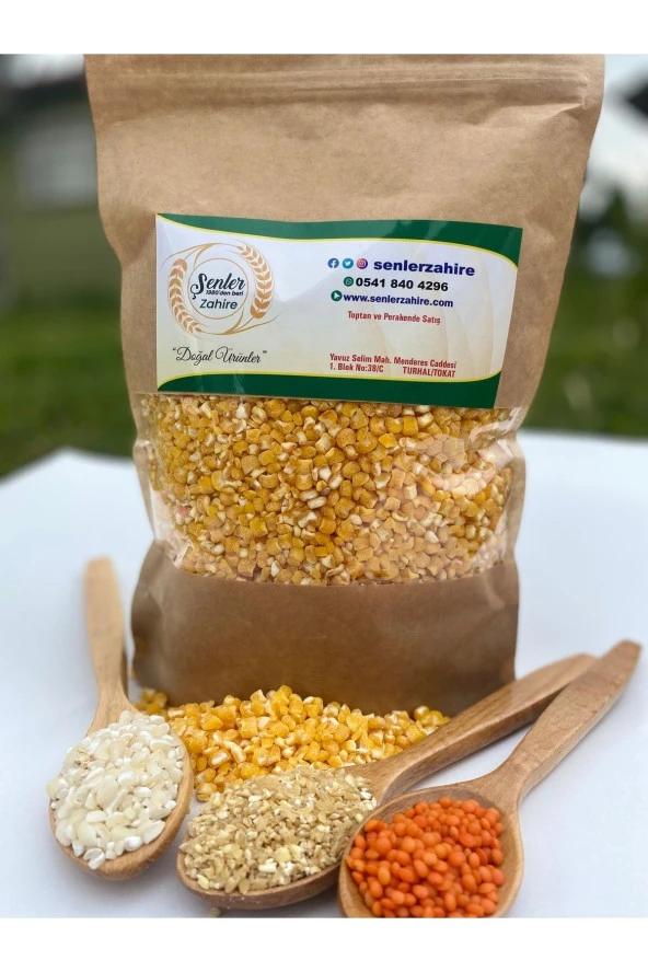 ŞENLER - Doğal Çorbalık Sarı Mısır - 1 Kg