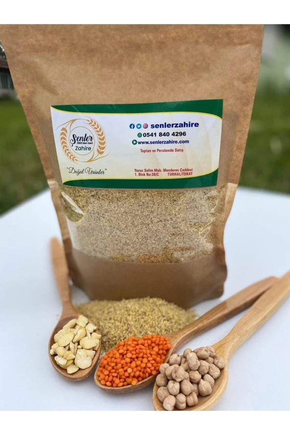 ŞENLER - Doğal Ve Katkısız Köftelik Köy Bulguru - 1 Kg