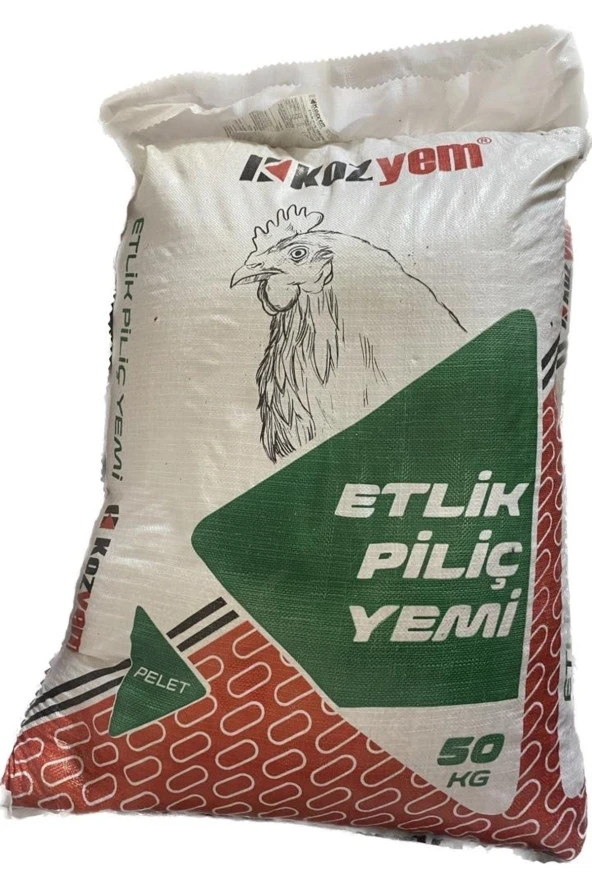 KOZLU Şenler - Kozlu Etlik Piliç Yemi Pelet 50 Kg - Özel Yem