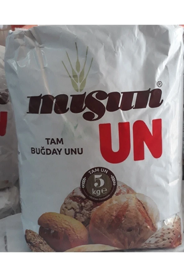 MİSUN - Tam Buğday Unu, Esmer 5 Kg
