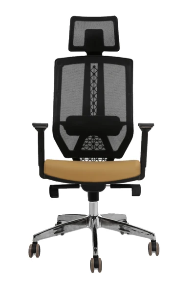 Hunt Mobilya Angerd Kahverengi Deri Ofis Yönetici Koltuğu