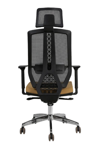 Hunt Mobilya Angerd Kahverengi Deri Ofis Yönetici Koltuğu - 3