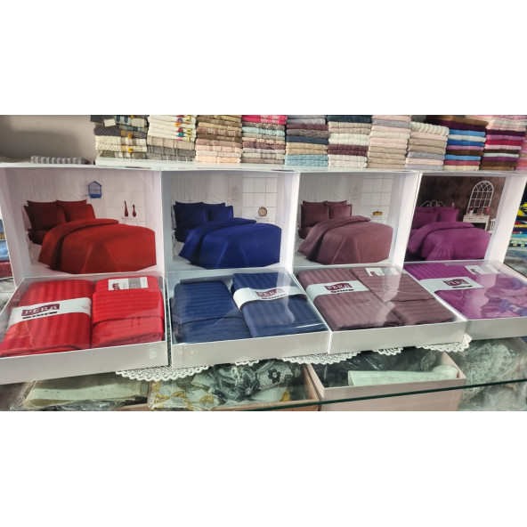 PAMUK SATEN NEVRESİM TAKIMI - 4