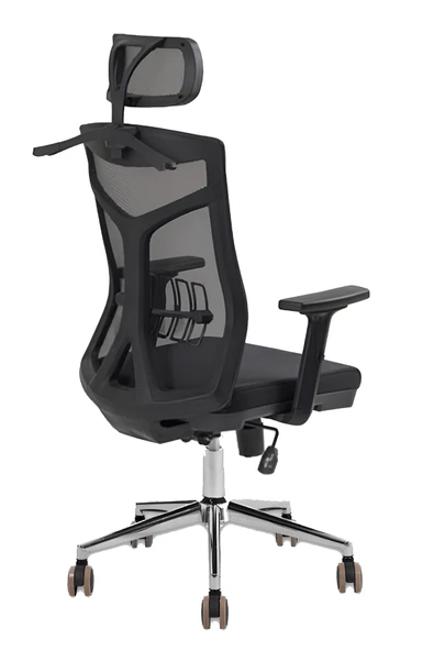 Hunt Mobilya Rank Siyah Fileli Ofis Yönetici Koltuğu - 3