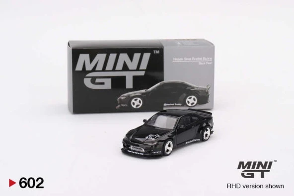 Mini GT Nissan Silvia (S15) Rocket Bunny Black Pearl - 602