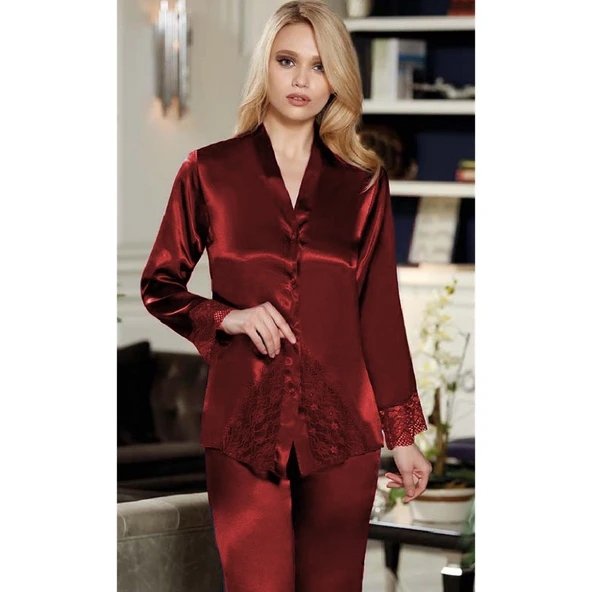 Jeremi 485 Bayan Saten Dantelli 6'lı Takım - 3