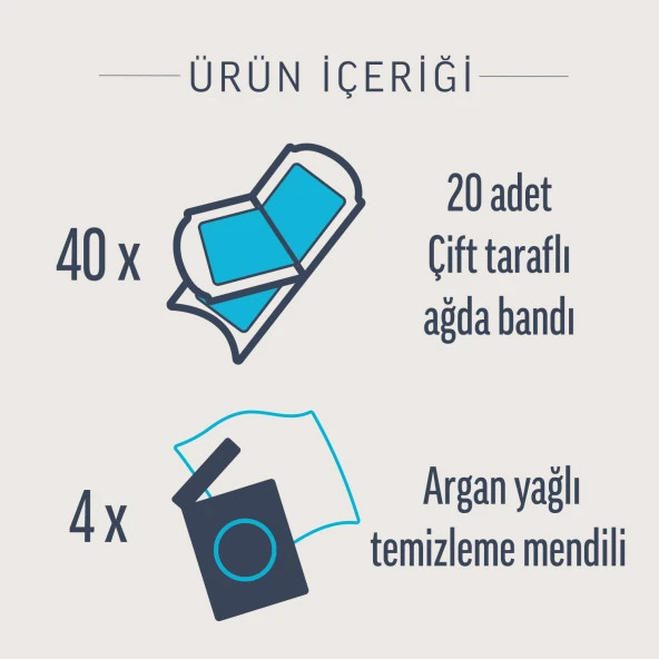 Veet Professıonal Ağda Bandı Hassas 40'lı 4 Adet - 3