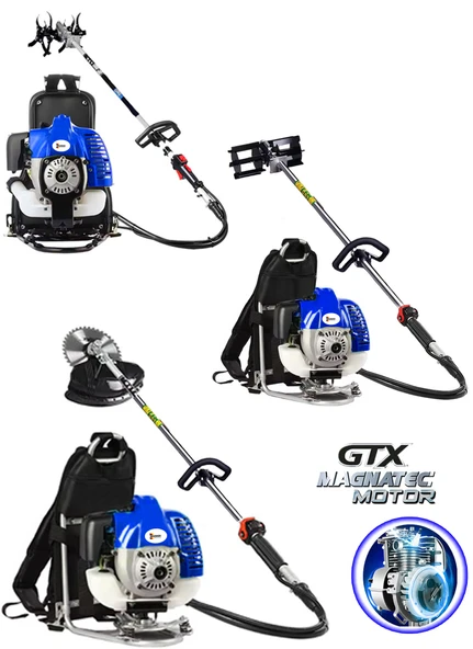 Wacker Pro Germany 10 In 1 F8 Motor Arazi Seti 20 Hp Sırt Tırpan Toprak Eşeleme Akrobat Çapa Aparatı - 4